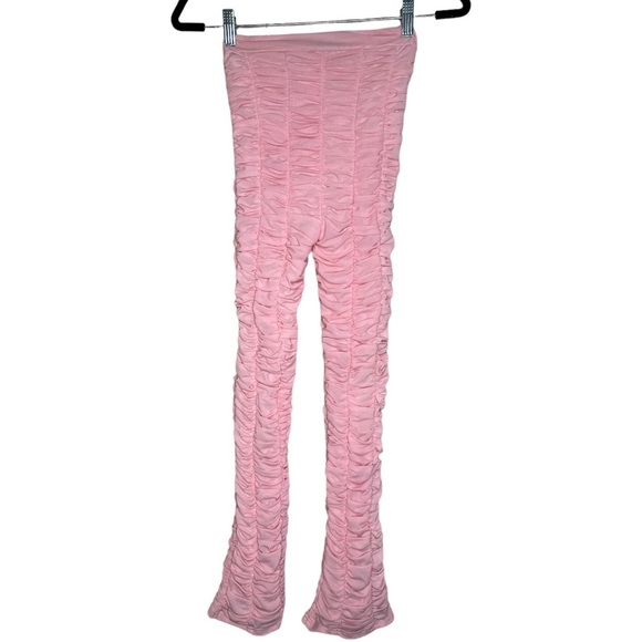 I.AM.GIA Pink Ruched Mesh Ophelia Pants XS - Picture 11 of 15